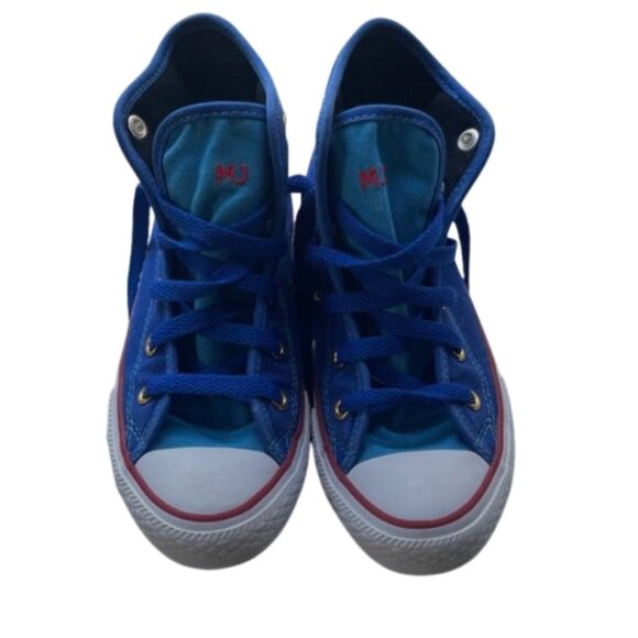 Converse Custom "MJ"High-Top Sneakers Sz 1 Youth - Picture 1 of 9